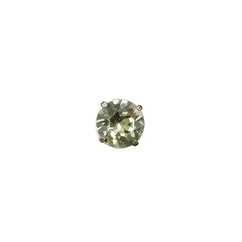 Titanski spiralni kubni cirkonij helix piercing, 16G
