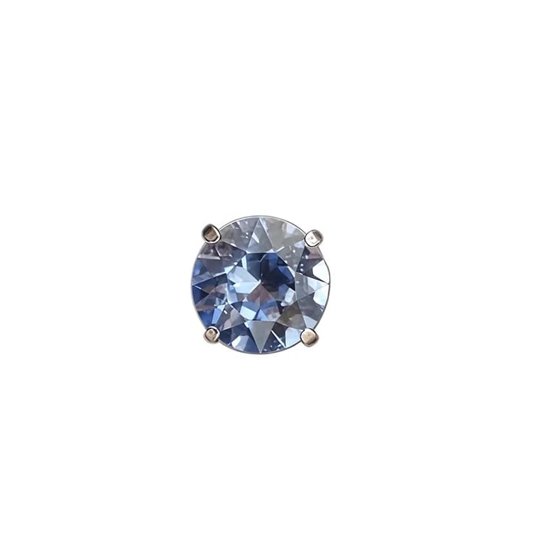 Titanski spiralni kubni cirkonij helix piercing, 16G